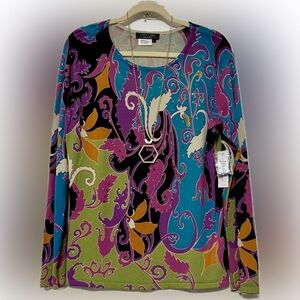 New with tags! City Girl intricate-sequin top!